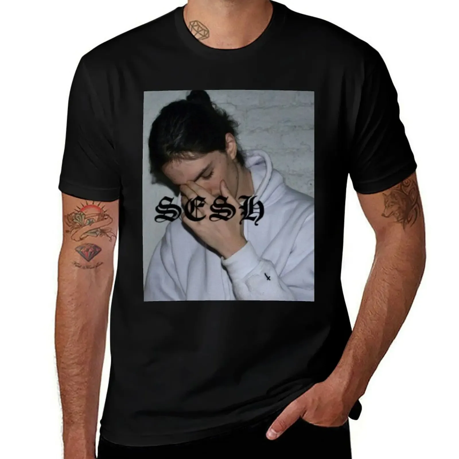 SESH BONES T-Shirt Work Wear Short Sleeve T-Shirt - Aliexpress - FashionsVida