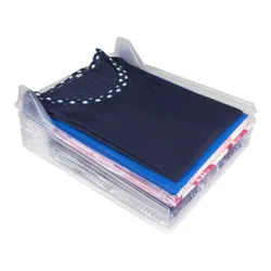 T-Shirt-Organizer, 10 Stück transparent