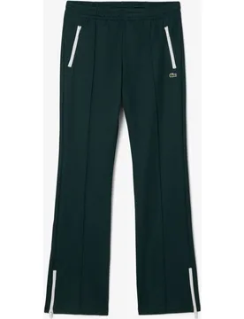 Pantalón de mujer de chándal plisado y acampanado - Lacoste - FashionsVida