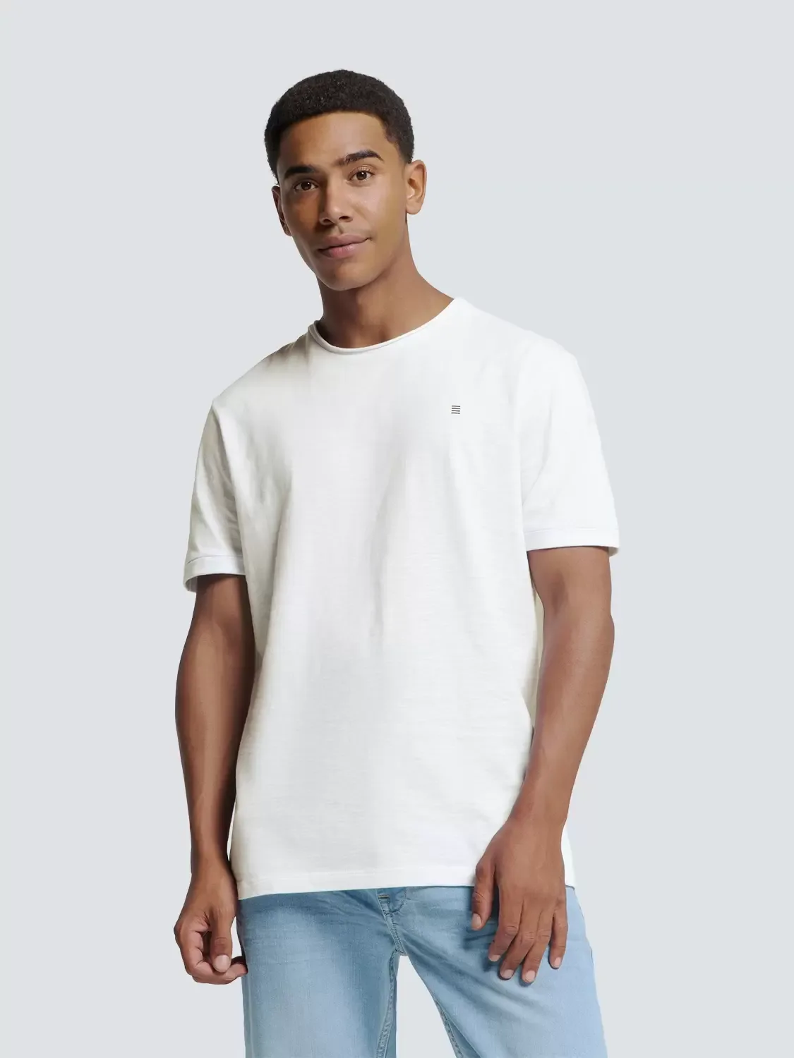 XXXL T-Shirt Crewneck Slub male - XXXL - FashionsVida