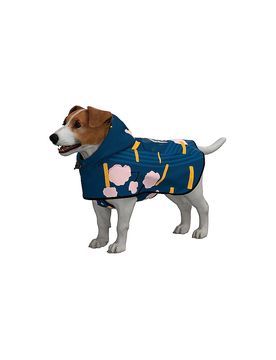 Hunde Regenponcho blau L damen