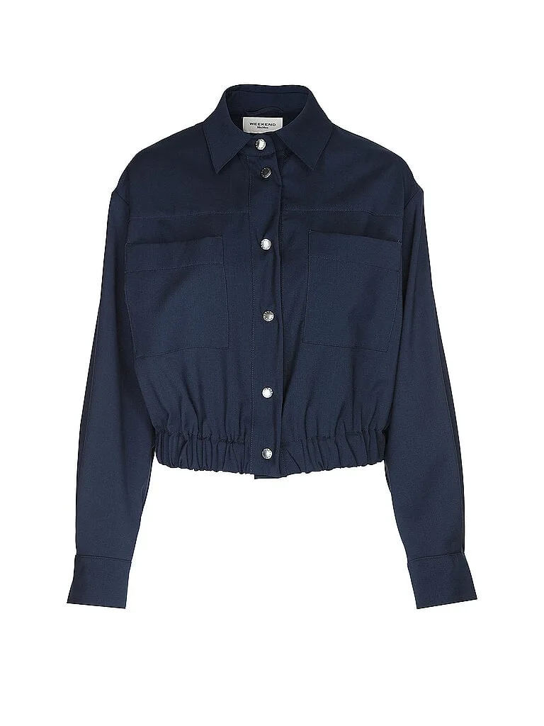 Wolljacke dunkelblau 36 damen - WEEKEND MAX MARA - FashionsVida