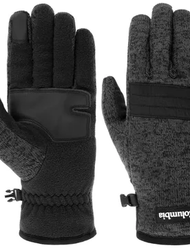 Sweater Weather Gloves by - anthracite-black - Size: M - Columbia - FashionsVida