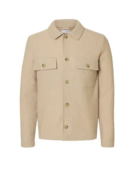 Sobrecamisa SLHNEALY crema L - Selected - FashionsVida