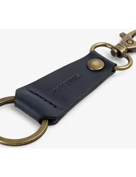 Llavero de hombre de piel con logo bordado - Scalpers - FashionsVida