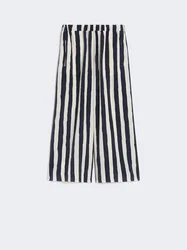 Pantalone in crepe donna blu