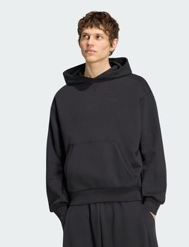 FELPA CON CAPPUCCIO PREMIUM ESSENTIALS M Black