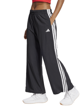 Essentials 3-stripes Parachute Bottoms Damen Hosen - Schwarz - Größe S (34-36) - Nylon Black S (34-36)