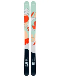 Freeride Skifahren Slap 104 2026 aus Wolle Größe 188 cm Blau
