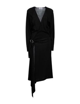 Midi-Kleid Damen Schwarz 32,34,36 Damen