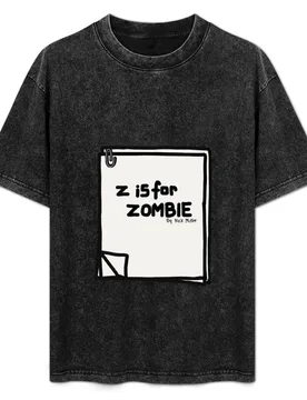 Nick Miller's Z is for Zombie T-Shirt Plus Size Solid Color T-Shirt - Aliexpress - FashionsVida