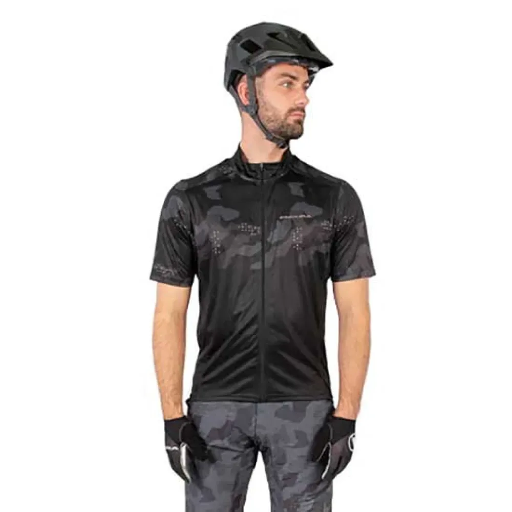 Maglia A Maniche Corte Hummvee Ray Black - Endura - FashionsVida