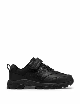 Steggy2Soar K Black Leather Black male - Clarks - FashionsVida