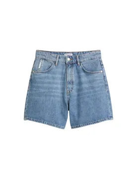 Denim Shorts, High Waist, Bermuda L female