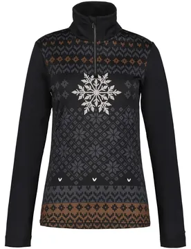 Hangist Damen Rollkragenpullover, schwarz S