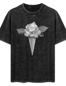 Rose cream T-Shirt - Aliexpress - FashionsVida