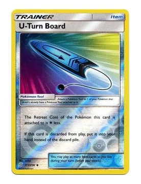 Pokemon SM Unified Minds 211/236 U-Turn Board (Reverse Holo) - Pokémon - FashionsVida
