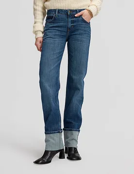 London Regular Straight Selvedge Jean Best Fit Forward Größe 26x33 female - Lee - FashionsVida