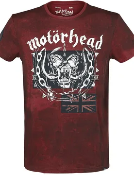 T-Shirt - EMP Signature Collection - S bis 5XL - für Männer - Größe 5XL - dunkelrot - EMP exklusives Merchandise! - Männer - male - Motörhead - FashionsVida