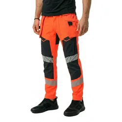 Pantalon 3/4 Accelerate Safe 19049 Hi-Vis Red / Dark Navy 64