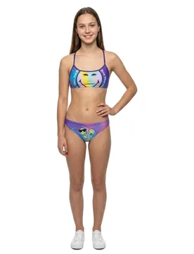 Smiley World Vibes Bikini Multicolour S Women - OTSO - FashionsVida