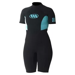 Shorty à Manches Courtes Avec Fermeture éclair Au Dos Enforcer Springsuit 2/2 Mm Black 10