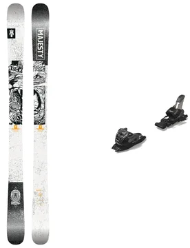Ski Set inkl. Bdg. Freestyle Skifahren – Unisex – Vandal 2026 Pack Vandal 2026 aus Wolle Grau - Majesty - FashionsVida