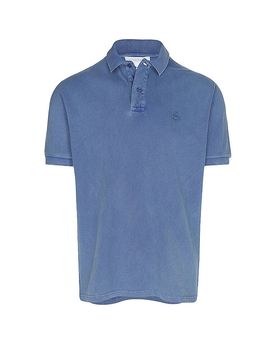 Poloshirt blau L herren