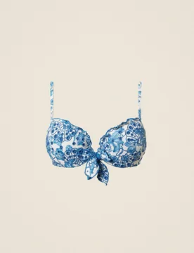 Haut de maillot de bain push-up avec broderie - TWINSET - FashionsVida