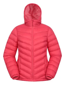 Seasons Womens Padded Jacket - Pink - Pink - Size: 16 - Mountain Warehouse - FashionsVida