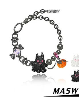 MASW Original Design Cute Jewelry Lovely Style Candy Pumpkin Charm Bracelet For Women Girl Halloween Gift Hot Sale Accessories - Aliexpress - FashionsVida