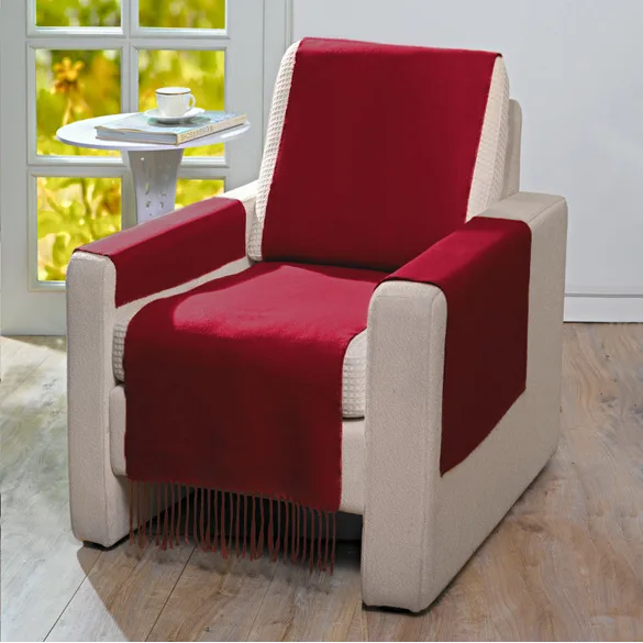 Sesselschoner bordeaux, 50 x 200 cm - 3Pagen - FashionsVida