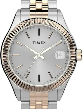 Waterbury Womens Multicolour Watch Tw2t87000 Stainless Steel - One Size - Timex - FashionsVida