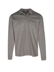 Ragman Polo marrón claro XXL