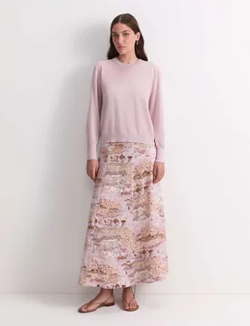 Sparkly Crew Neck Relaxed Jumper Blush female - Sportscraft - FashionsVida