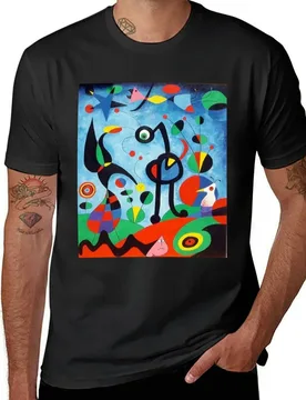 Joan Miro Garden T-Shirt blanks customs mens graphic t-shirts anime - Aliexpress - FashionsVida