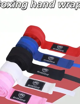 Par de muñequeras elásticas delgadas para boxeo, adecuadas para principiantes, proporcionan protección deportiva y comodidad extrema, aplicables pa - Shein - FashionsVida