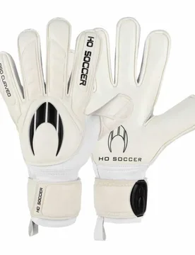 Gants De Gardien De But Pro Curved Original White 7.5 unisex - HO SOCCER - FashionsVida
