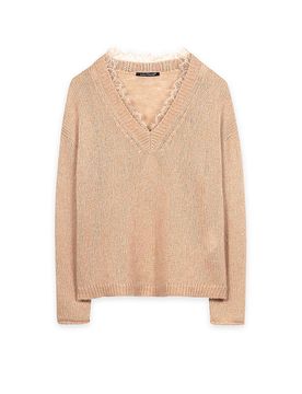 Jersey marrón claro 34