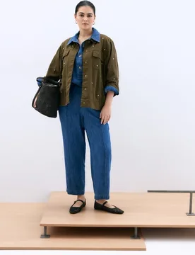 Pantalón fluido de mujer de tipo vaquero - Couchel - FashionsVida