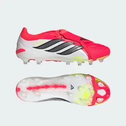 Scarpa da calcio PREDATOR PRO con linguetta ripiegabile per superfici in erba artificiale 40 2/3 Lucid Red / Core Black / Cloud White