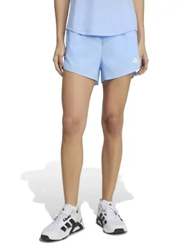 Short Workout Essentials 2in1 Glow Blue M - Adidas - FashionsVida