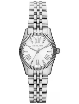 Petite Lexington Silver Dial Womens Watch Mk3228 Stainless Steel - One Size - Michael kors - FashionsVida