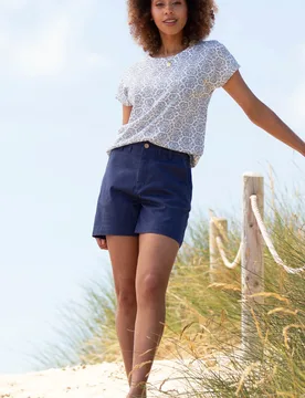 Kimmeridge Womens 97% Cotton Twill Chino Shorts - - Size: 18 - Kite Clothing - FashionsVida