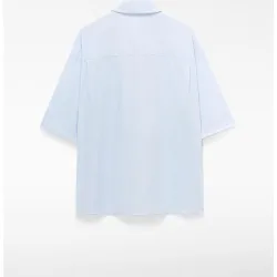 Camisa de hombre oversize de manga corta corte boxy