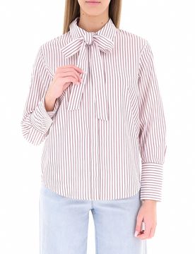 Camicia con fiocco CILIEGIA 46