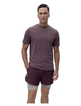 T-shirt à Manches Courtes Volta Dark Cherry XL