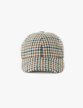 Casquette tissage damier