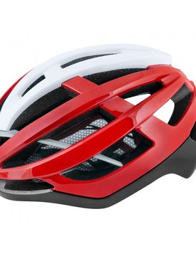 Casco bici da strada road lynx nero rosso bianco