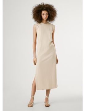 Para mujer. PL953750 Vestido Ari (L), Casual, Algodón, Sin mangas / Tirantes